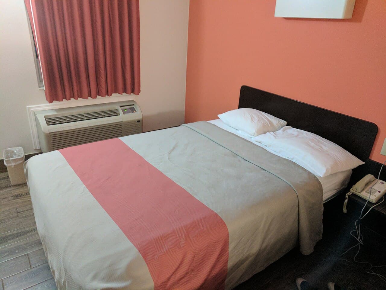 Illustrative photograph of a bedroom, not this fictional stay